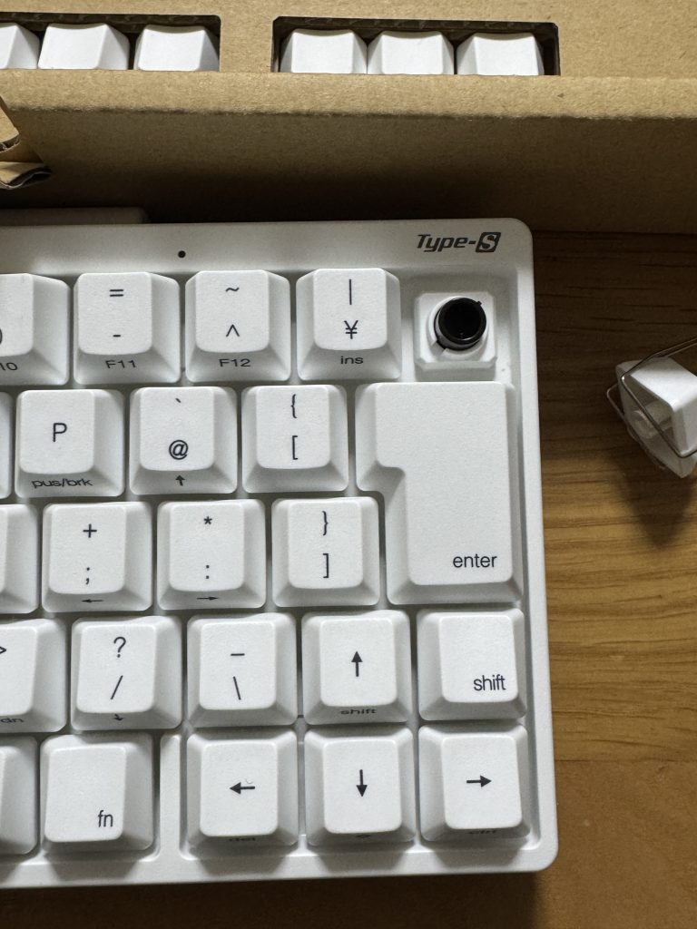 実際にひとつ、キーキャップを外したみた画像